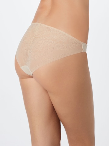 Slip SCHIESSER en beige : derrière