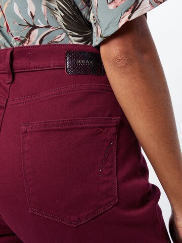 BRAX Regular Jeans 'Carola' in Red