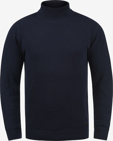!Solid Sweater 'Karlos' in Blue: front