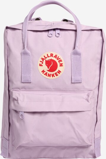 Fjällräven Rucksack 'Kanken' in lavendel / feuerrot / weiß, Produktansicht