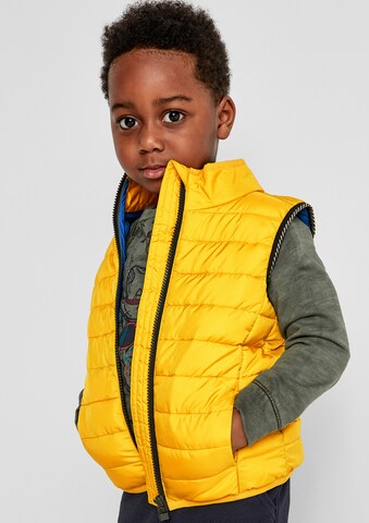 Gilet s.Oliver Junior en jaune : devant