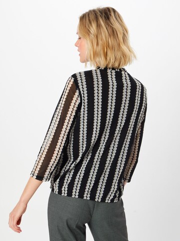 COMMA Blouse in Zwart: terug