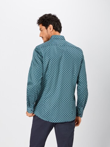 Coupe regular Chemise OLYMP en vert : derrière