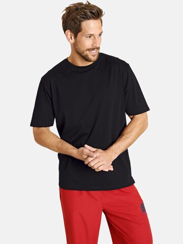 Jan Vanderstorm Shirt 'Erke' in Zwart: voorkant