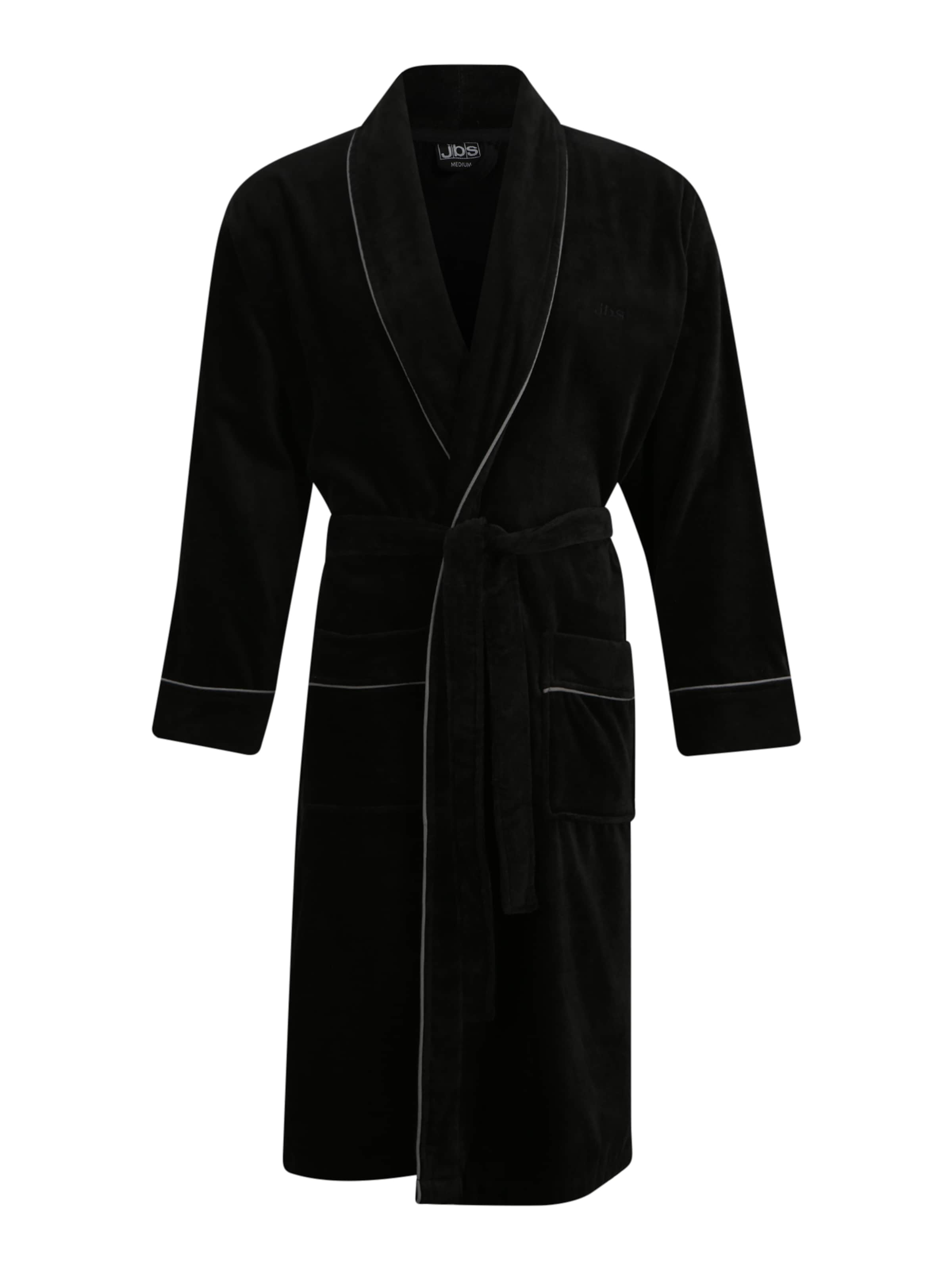 JBS OF DENMARK - Roupão comprido em preto: frente