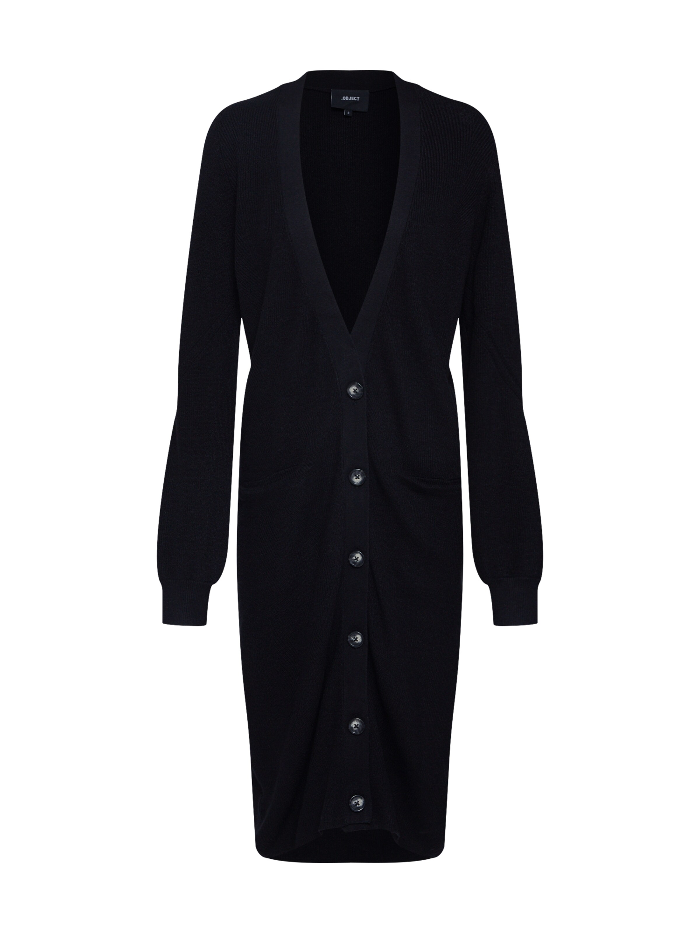 OBJECT - Gebreid vest 'Janey' in de kleur Zwart