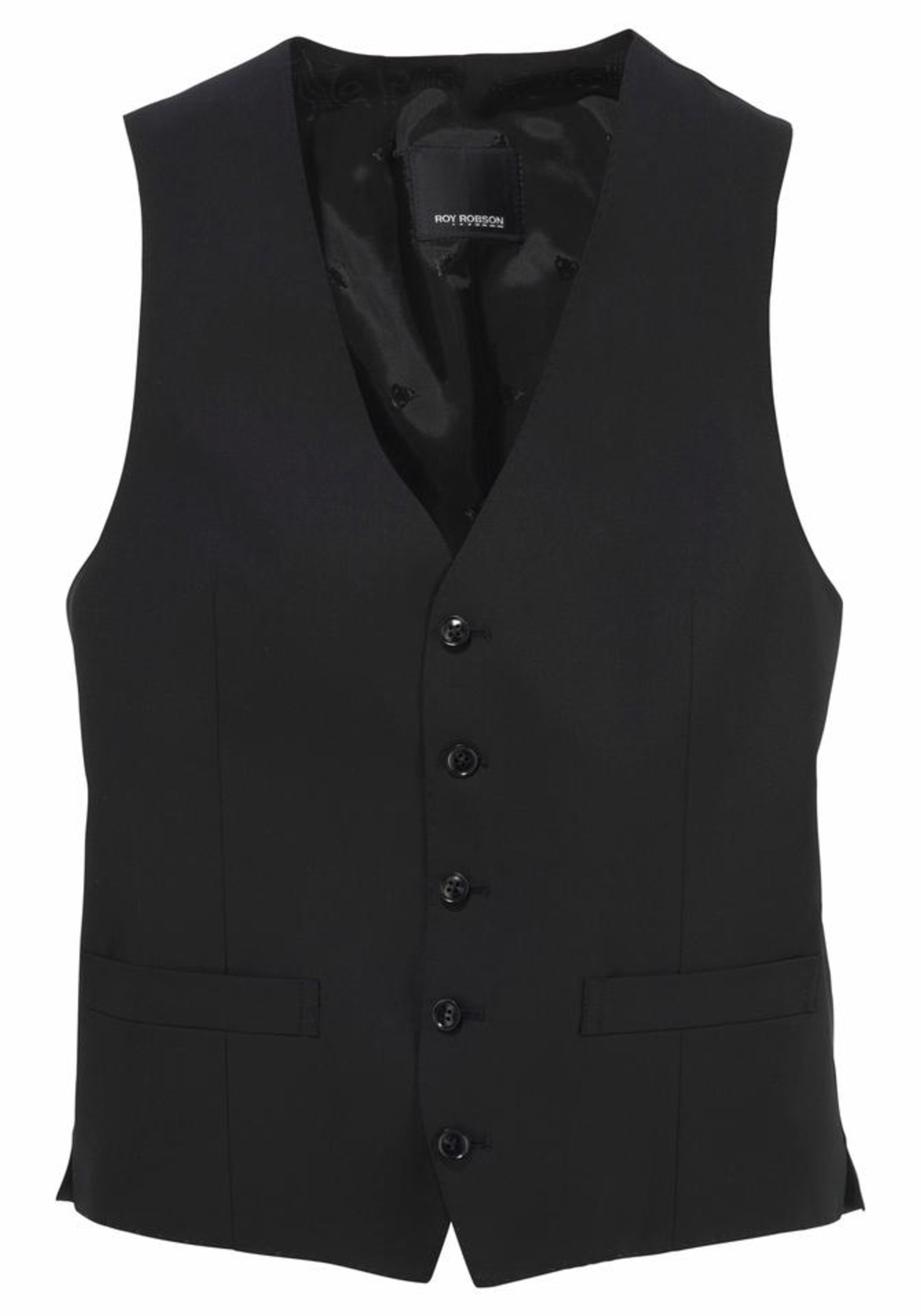 ROY ROBSON Suit Vest in Black, Item view