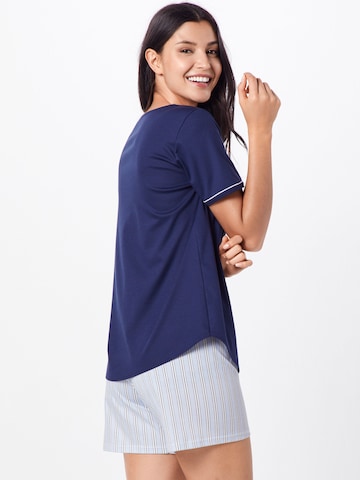 CALIDA Regular Pajama 'Sweet Dreams' in Blue: back