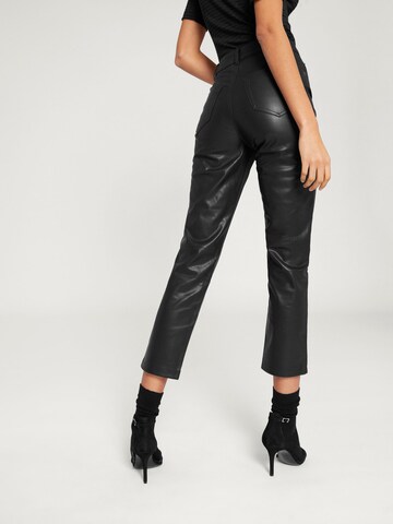 EDITED Boot cut Trousers 'Maresa' in Black: back