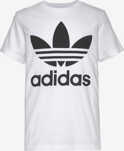 ADIDAS ORIGINALS Skjorte 'Trefoil' i svart / hvit, Produktvisning