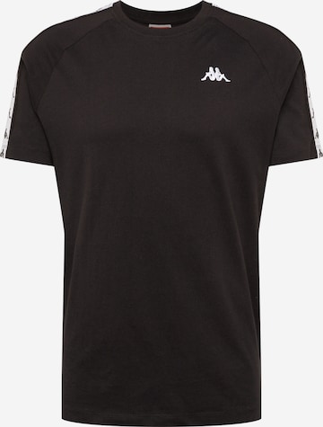 KAPPA Tričko – černá: přední strana