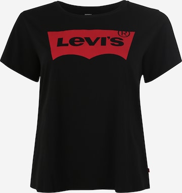 Levi's® Plus Μπλουζάκι 'PL Perfect Tee' σε μαύρο: μπροστά