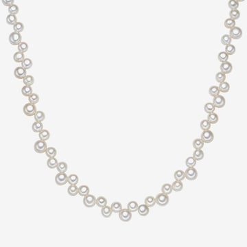 Valero Pearls Necklace in White: front