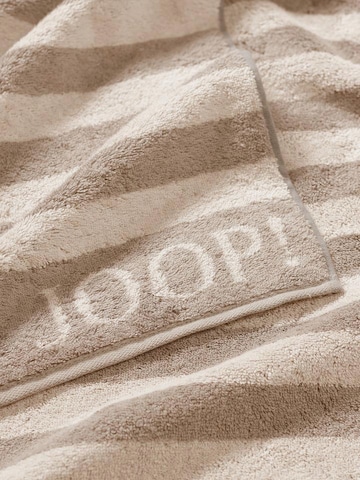 JOOP! Shower Towel 'Stripes' in Beige