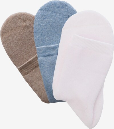 ARIZONA Socken in hellblau / oliv / weiß, Produktansicht