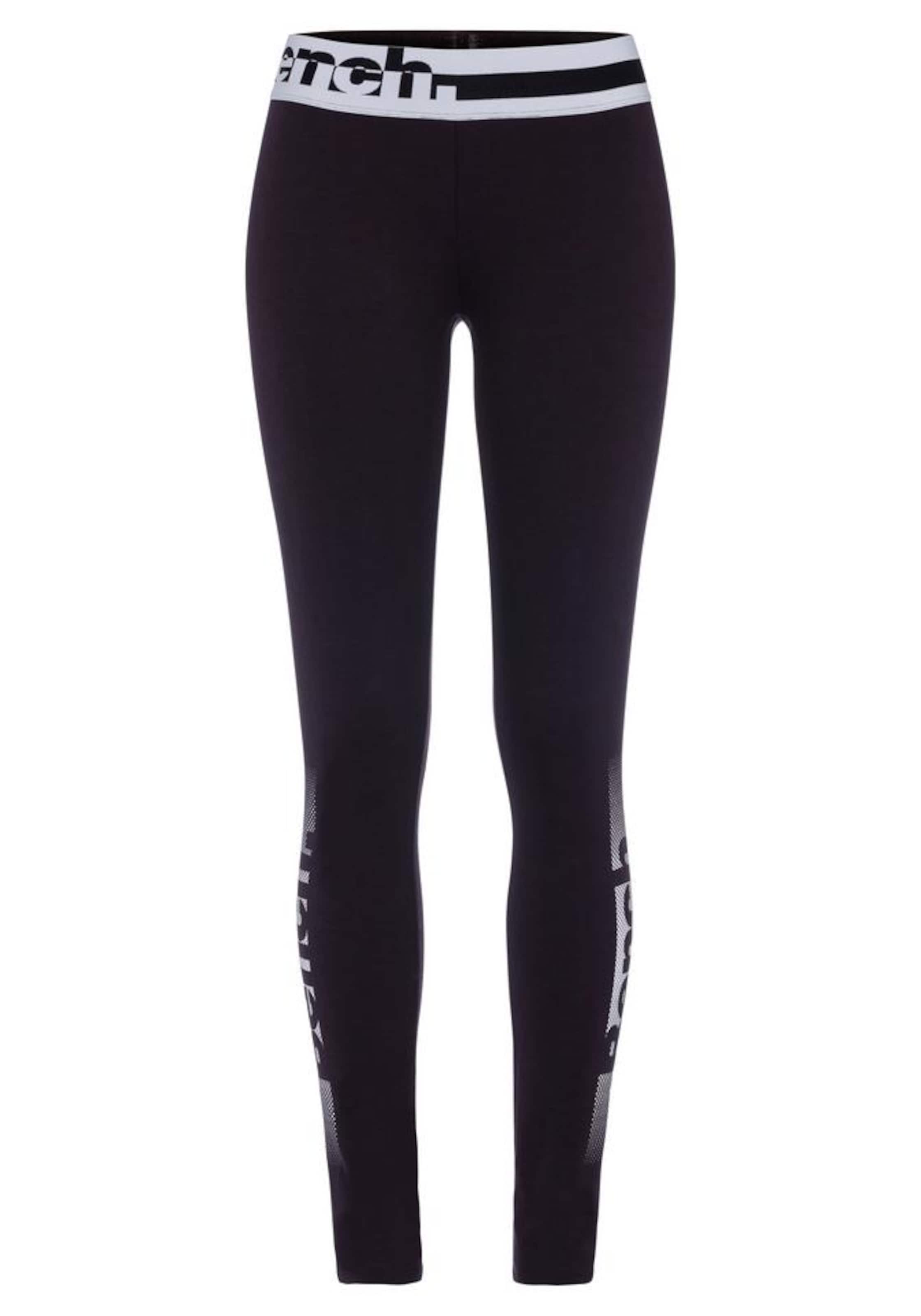 Skinny Leggings BENCH en noir : devant