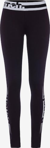 BENCH Skinny Leggings in Black: front