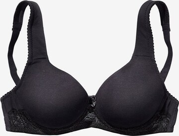 T-shirt Reggiseno di NUANCE in nero: frontale