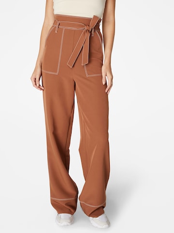 LeGer by Lena Gercke - Pierna ancha Pantalón 'Clarissa' en marrón