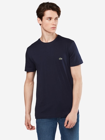 LACOSTE Regular fit T-shirt i blå: framsida