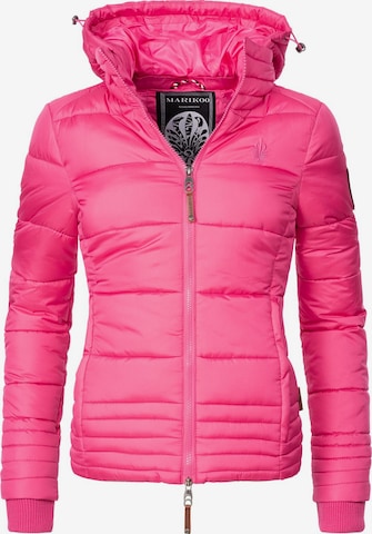 MARIKOO Winter Jacket 'Sole' in Pink: front