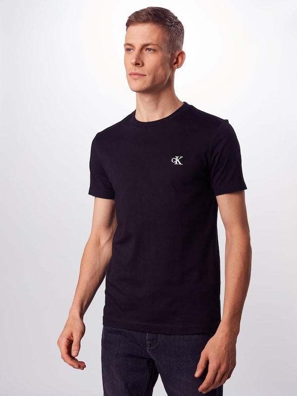 Calvin Klein Jeans Regular Fit Shirt 'Essential' in Schwarz CB9300
