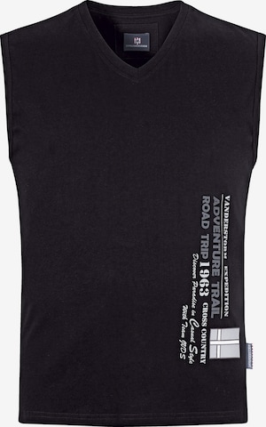 T-Shirt 'Laci ' Jan Vanderstorm en noir : devant