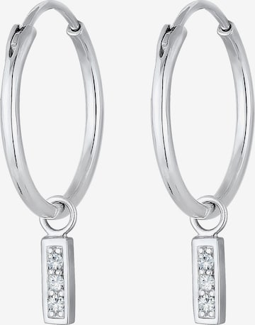 Boucles d'oreilles ELLI en argent : devant