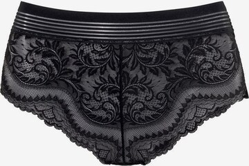 Slip de la PETITE FLEUR GOLD pe negru: față