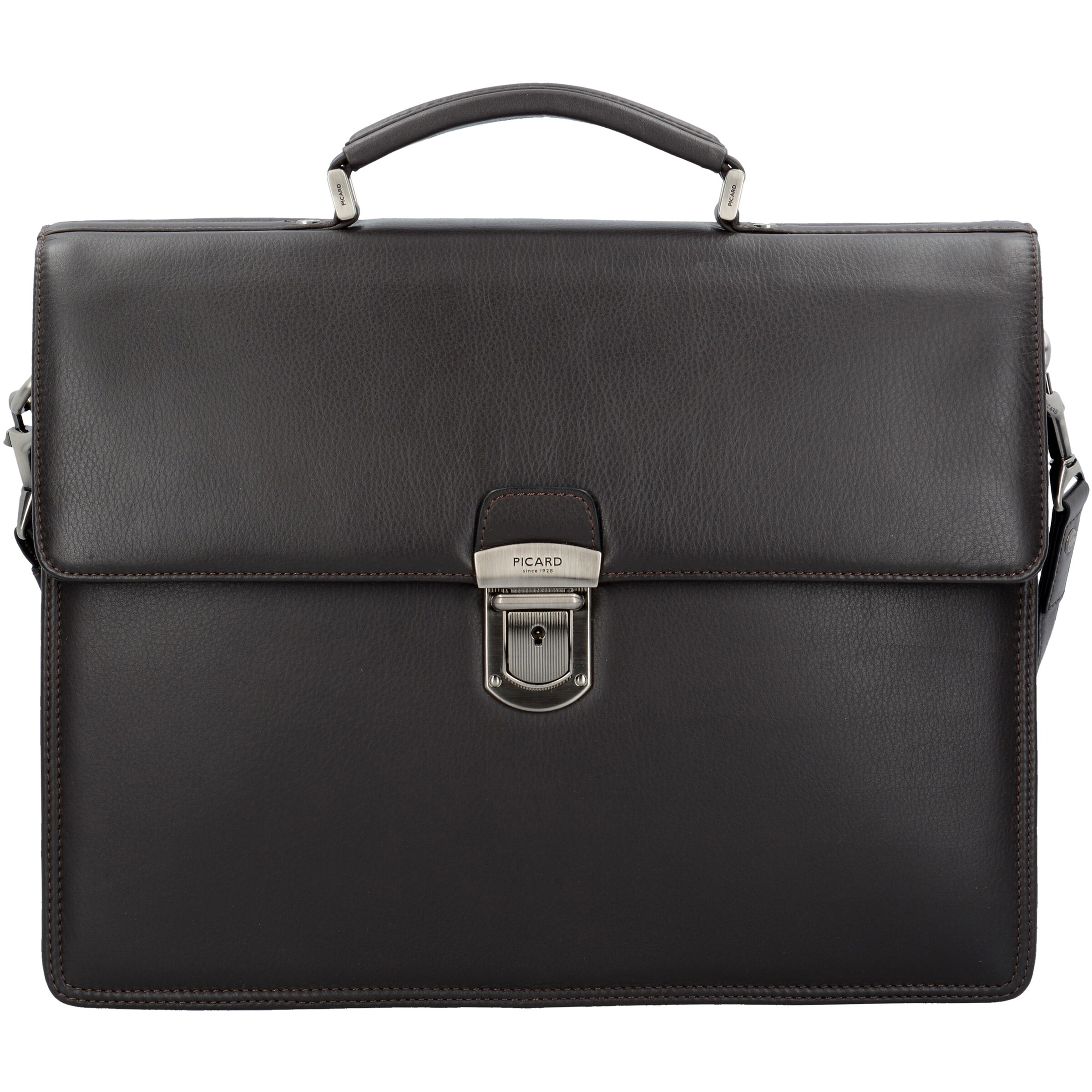 Picard - Aktentas 'Retro' in de kleur Chocoladebruin