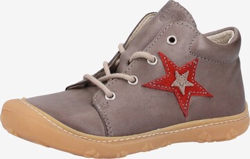 Pepino First-Step Shoes in Grey: front