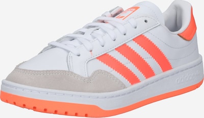 ADIDAS ORIGINALS Platform trainers 'Team Court W' in Grey / Coral / White, Item view