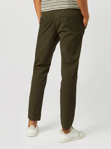 Coupe slim Pantalon chino 'Miles Flex' SELECTED HOMME en vert