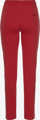 H.I.S Slimfit Sweathose in Rot