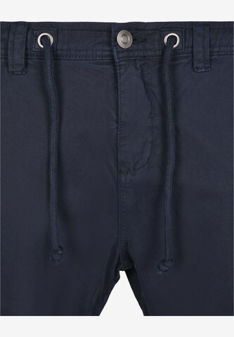 Urban Classics Tapered Cargobroek in Blauw