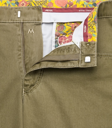 Coupe slim Pantalon chino Meyer Hosen en vert