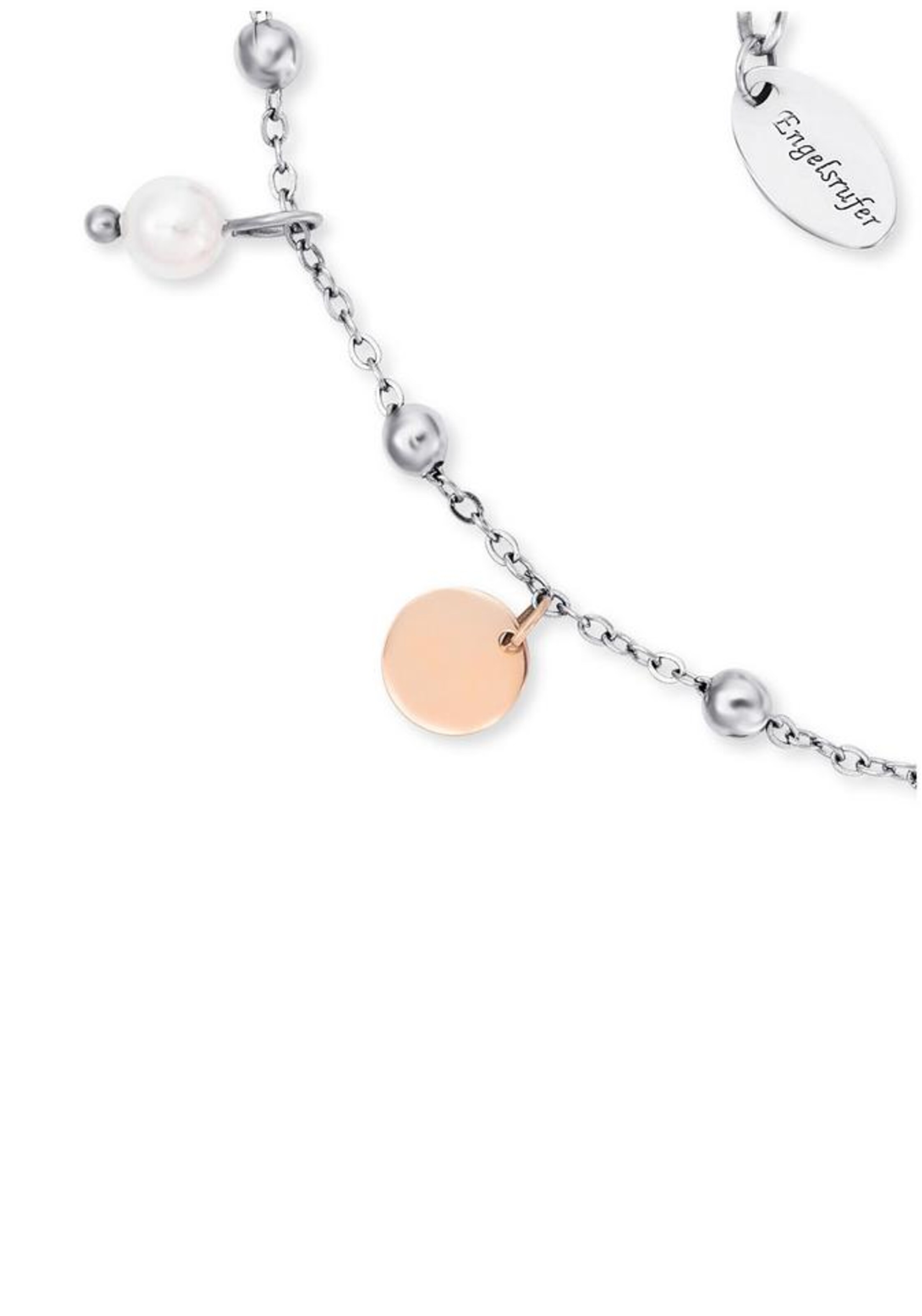 Engelsrufer Fußkette in Grau