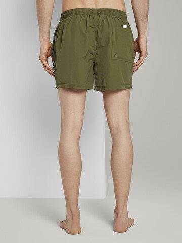 TOM TAILOR Board Shorts 'Tulio' in Green