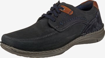 JOSEF SEIBEL Lace-Up Shoes 'Anvers' in Blue: front