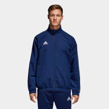 Vestes d’entraînement 'Core 18' ADIDAS SPORTSWEAR en bleu : devant