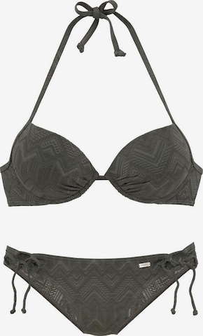 BUFFALO Bikini in Groen: voorkant