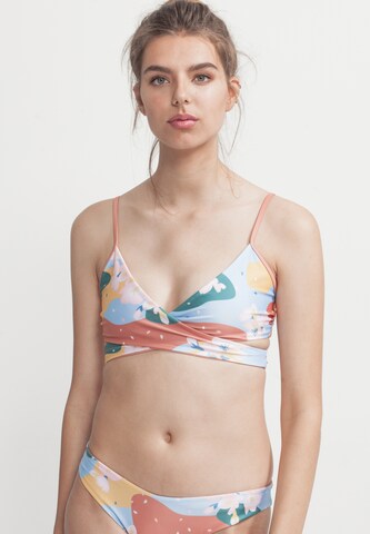 Boochen Triangle Bikini Top 'Arpoador' in Mixed colors: front