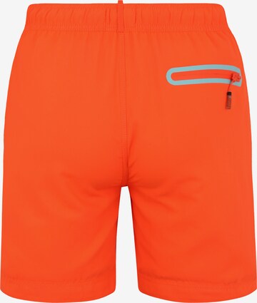 Superdry Plavecké šortky 'Water' - oranžová: zadná strana