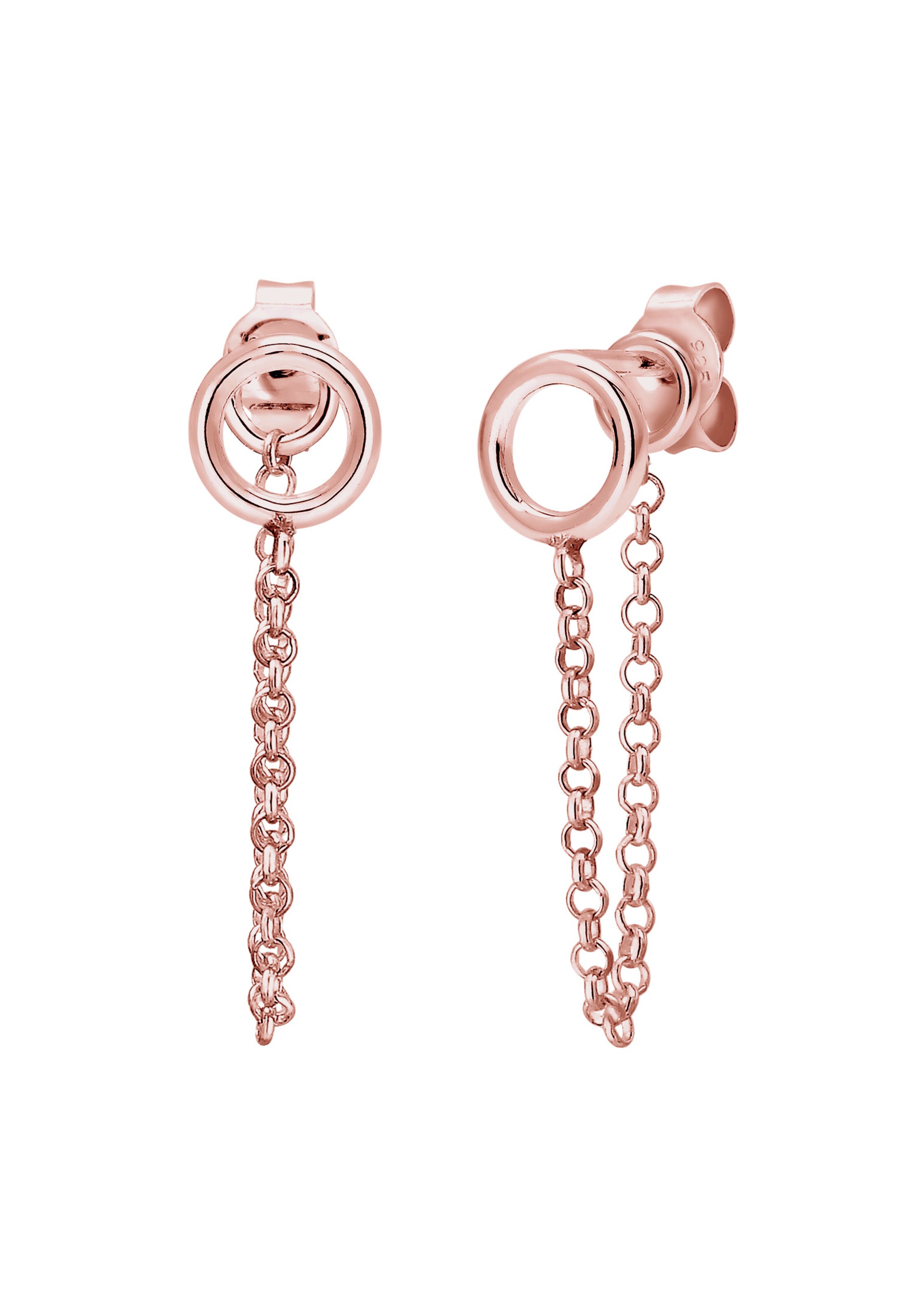 ELLI Earrings 'Geo' in Gold: front