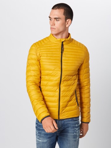 INDICODE JEANS Regular fit Between-Season Jacket 'Amare' in Yellow