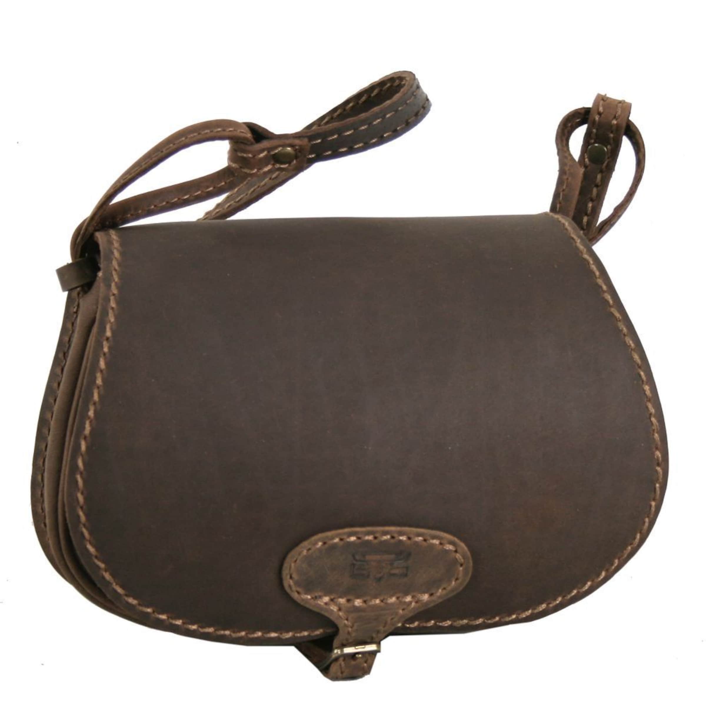 MIKA Umhängetasche in Braun: Vorderseite