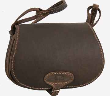 MIKA Crossbody Bag in Brown: front