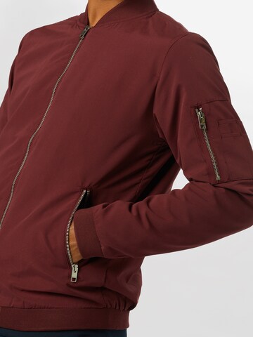 JACK & JONES Regular fit Between-Season Jacket 'Rush' in Red