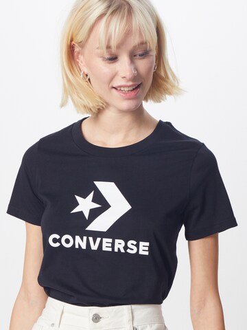 CONVERSE T-Shirt 'Star Chevron' in Schwarz: Vorderseite