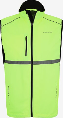 ENDURANCE Sports Vest 'Laupen' in Green: front